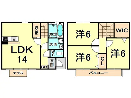 グランド・ガーラ高輪(1K/10階)の間取り写真
