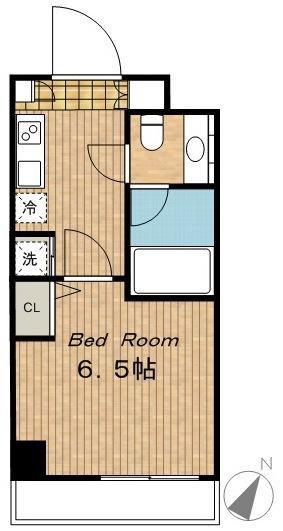 KDXレジデンス品川シーサイド(1K/6階)の間取り写真