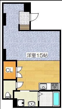 ORIENT BLD NO59 TWINS(ワンルーム/2階)の間取り写真