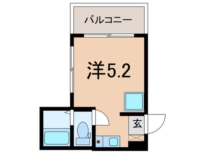 HJ PLACE OSAKI(ワンルーム/4階)の間取り写真