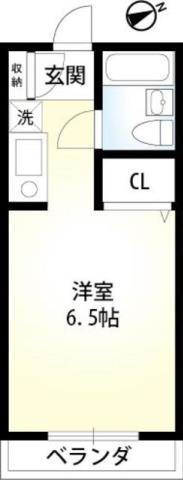 井上企画ビル(1K/5階)の間取り写真