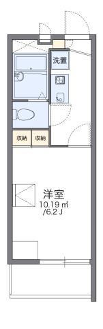 レオパレスMINAMINOII(1K/1階)の間取り写真