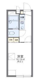 レオパレスアイビー(1K/2階)の間取り写真