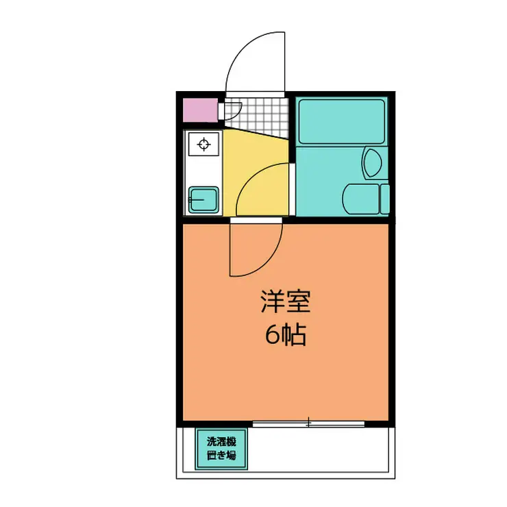 櫛引ハイツ 1階階 間取り