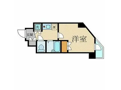 アーバイル文京白山(1K/5階)の間取り写真