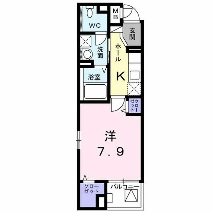リヴェール 1階階 間取り