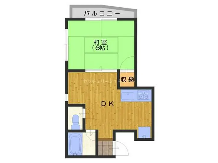 メゾン堀切 3階階 間取り