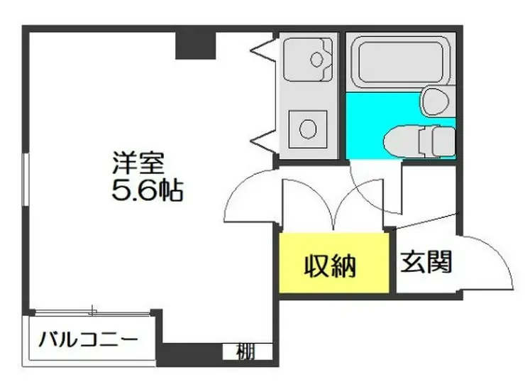 クリオ大森壱番館 8階階 間取り