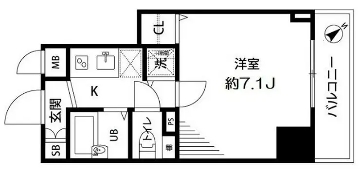 ミリオンプラザお茶の水 5階階 間取り