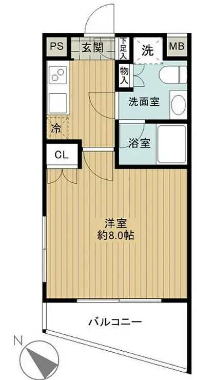 DUARES愛宕虎ノ門 11階階 間取り