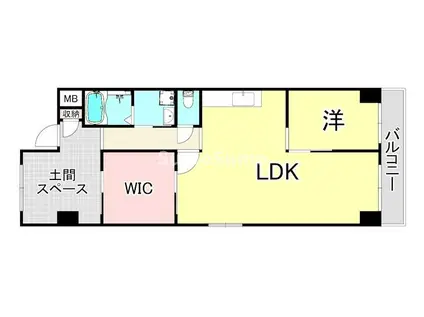 メゾンドみずほ尼崎(1SLDK/1階)の間取り写真