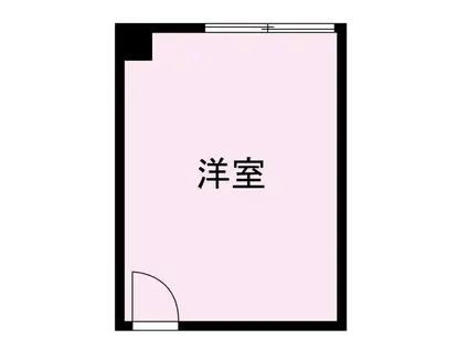 CLASSROOM(ワンルーム/2階)の間取り写真