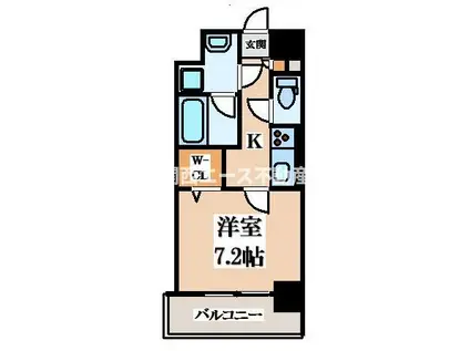 コージーコートVI(1K/5階)の間取り写真