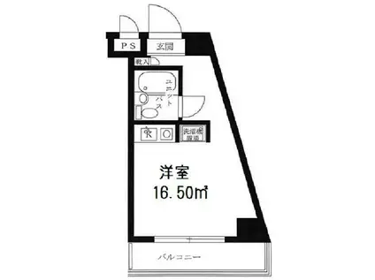 スターホームズ二俣川VIII(ワンルーム/4階)の間取り写真