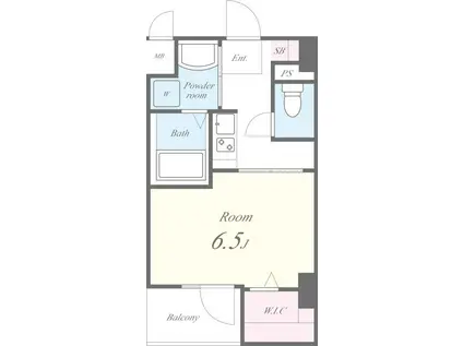 TOSHINCHO SK BLDG.トウシンチョウエスケービルディン(1K/3階)の間取り写真