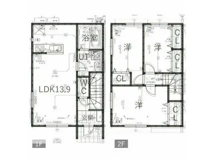 グラン・ファミリア ABCD棟 A-1(3LDK/1階)の間取り写真