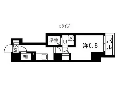 TRADIS秋葉原(1K/11階)の間取り写真
