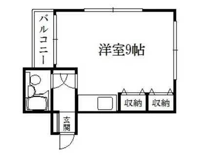 第2正美堂ビル(ワンルーム/7階)の間取り写真