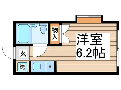 早宮コーポ(ワンルーム/1階)の間取り写真