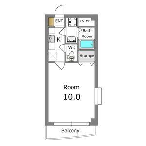 ART NEST(1K/5階)の間取り写真