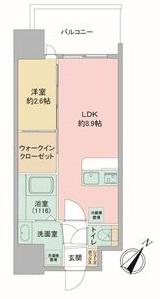 セレニテ神戸駅前アリエ(1LDK/5階)の間取り写真