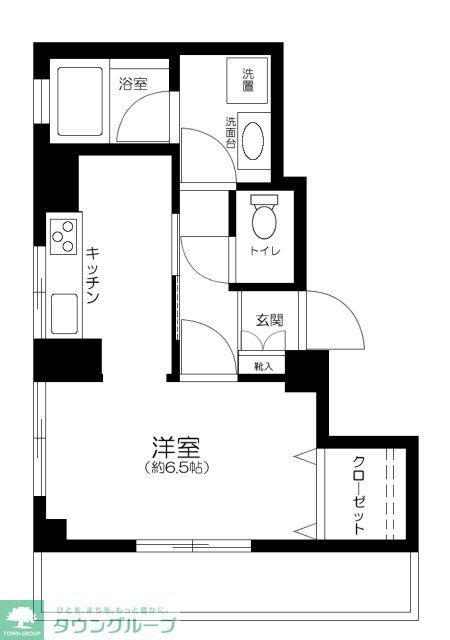 レジェンド与野本町(1K/2階)の間取り写真