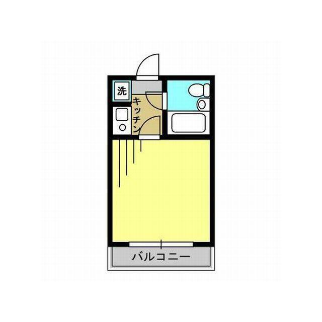 クリオ北大宮壱番館(1K/4階)の間取り写真
