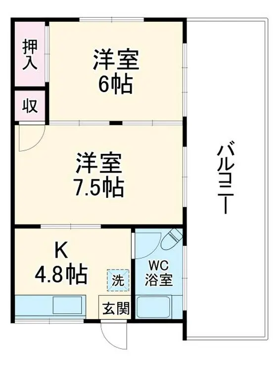 しろがねマンション 3階階 間取り