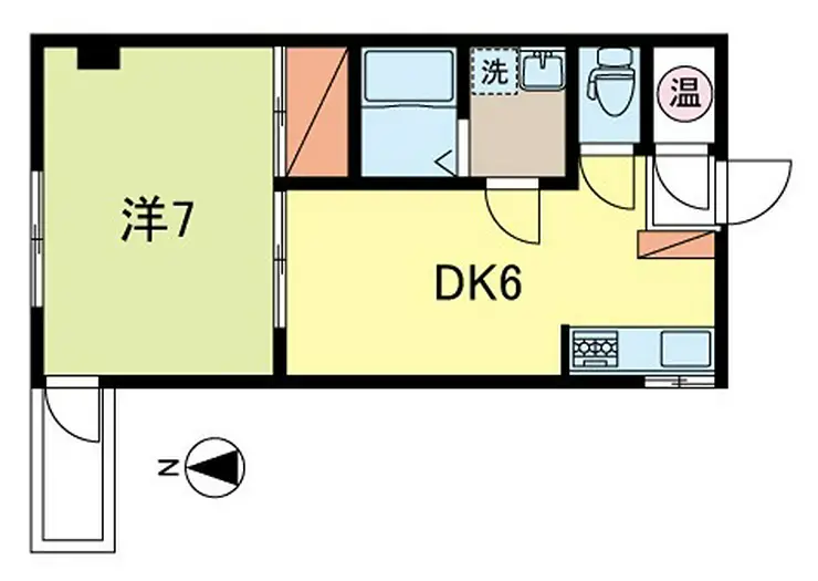 シャトー山崎 3階階 間取り