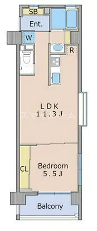 セレニティ久が原 6階階 間取り