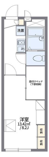 レオパレスMACHIDA(1K/1階)の間取り写真