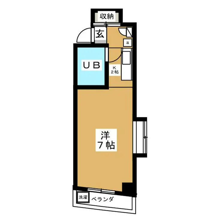 フジマンション葛西 3階階 間取り