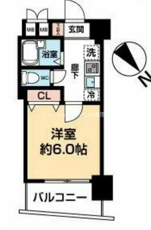 ヴェルステージ神田 7階階 間取り