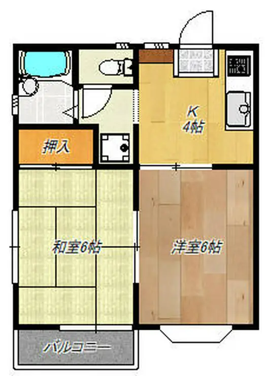 パールハイツ日吉 2階階 間取り