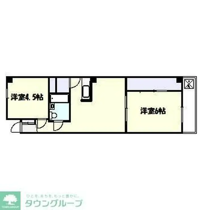 マンションシルビア 3階階 間取り