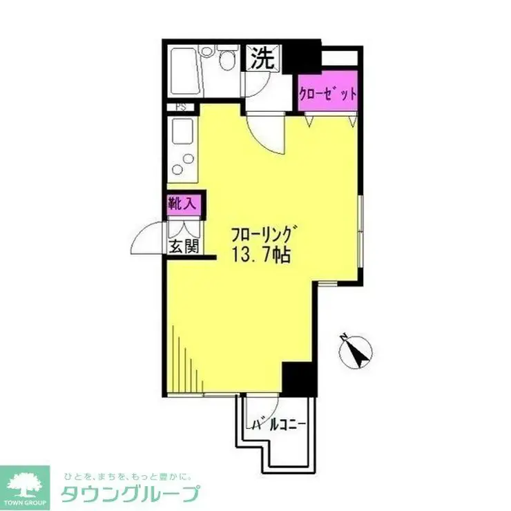アーバイル日本橋水天宮 6階階 間取り