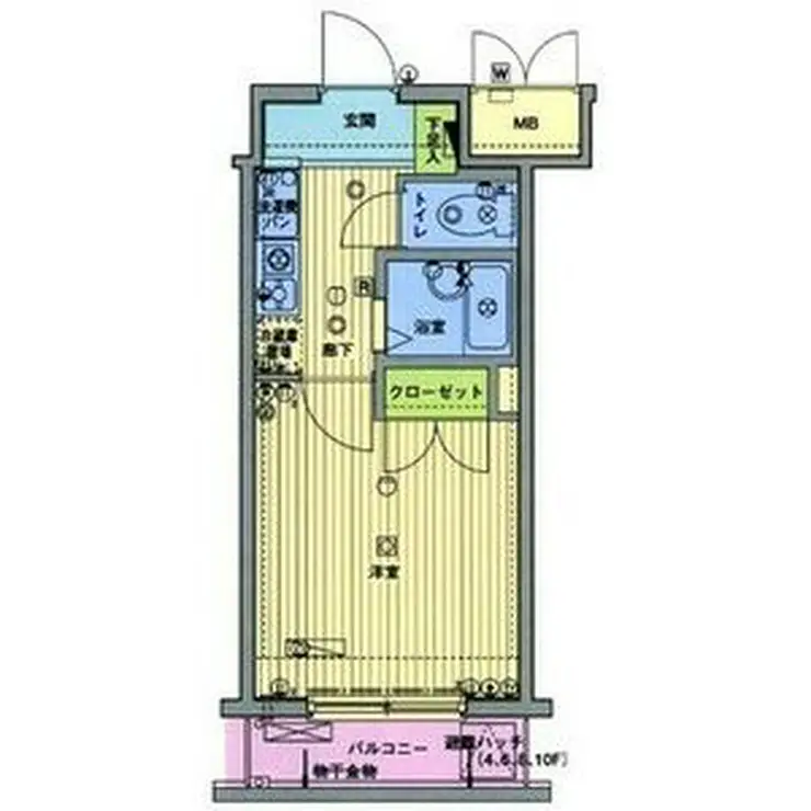 ガーラ笹塚駅前 10階階 間取り