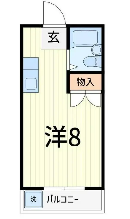 メゾンケーオー 3階階 間取り