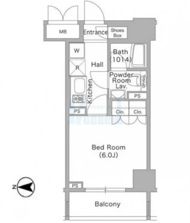 コンフォリア文京春日 2階階 間取り