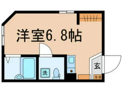 グランメゾン代田橋(ワンルーム/3階)の間取り写真