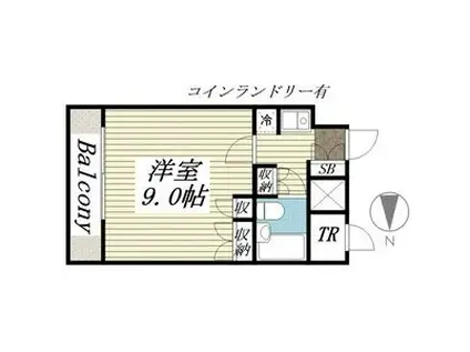 ラ・レジダンス・ド仙台(1K/6階)の間取り写真