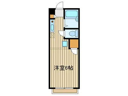 ガーデンハイツケー(ワンルーム/1階)の間取り写真