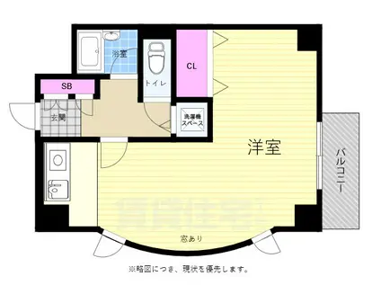 牛田本町 橋本ビル(ワンルーム/2階)の間取り写真