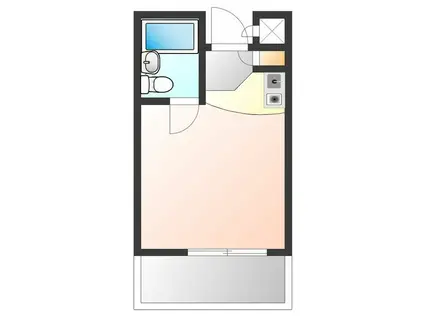 シャルマンフジ大体大(ワンルーム/5階)の間取り写真