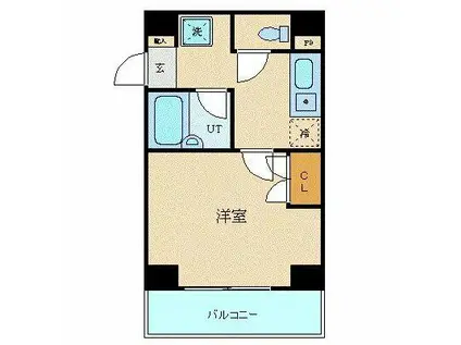 プレール渋谷壱番館(1K/3階)の間取り写真