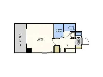 M`PLAZA住吉公園壱番館(1K/8階)の間取り写真