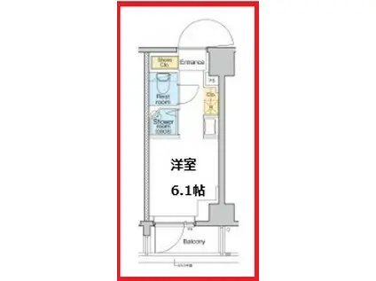 トモア田端(ワンルーム/3階)の間取り写真