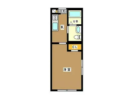 コルサ池袋(1K/2階)の間取り写真