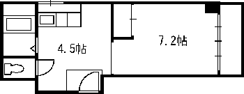T`S-ONE(1DK/3階)の間取り写真