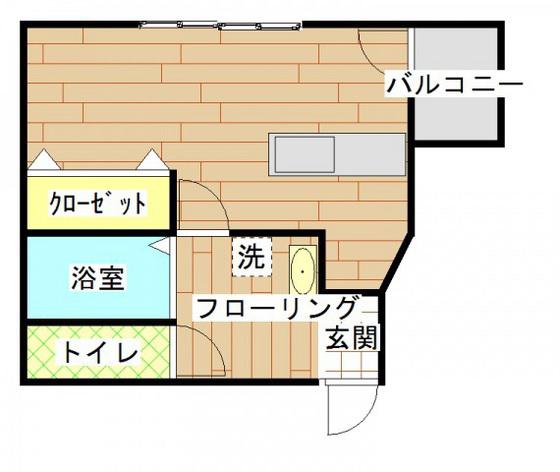 金屋町グランデ(ワンルーム/7階)の間取り写真